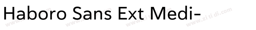 Haboro Sans Ext Medi字体转换 Haboro Sans Ext Medi字体转换